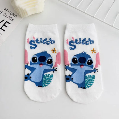 Stitch Cotton Ankle Socks