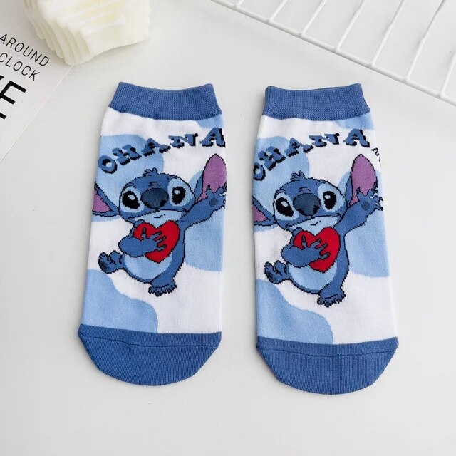 Stitch Cotton Ankle Socks