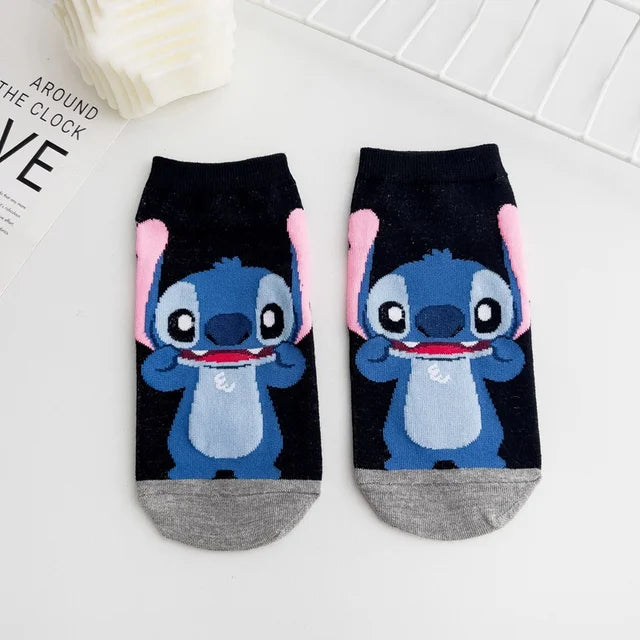 Stitch Cotton Ankle Socks