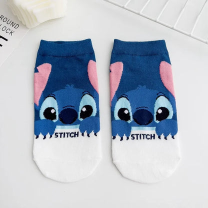 Stitch Cotton Ankle Socks